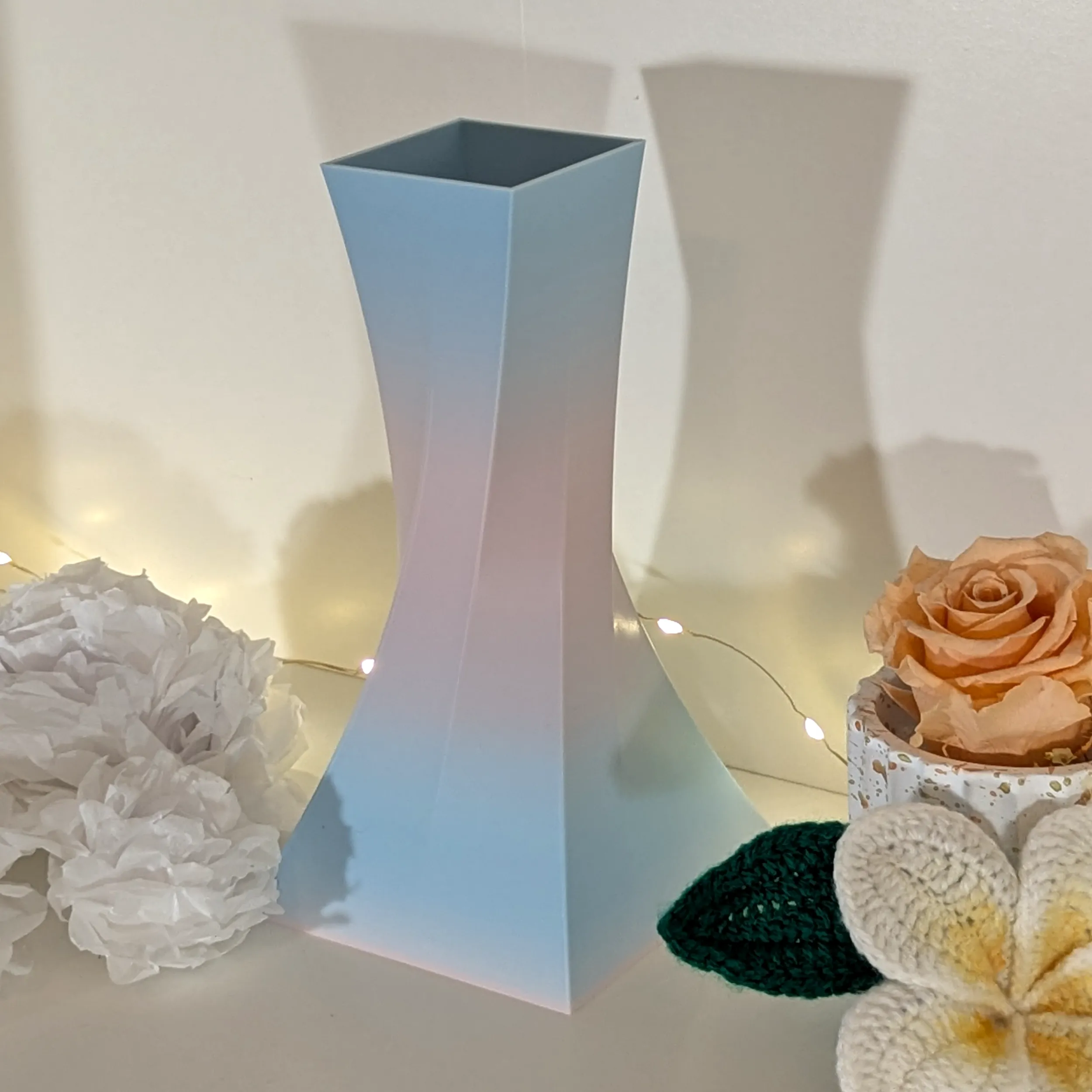 Vase torsadé - Vue 2